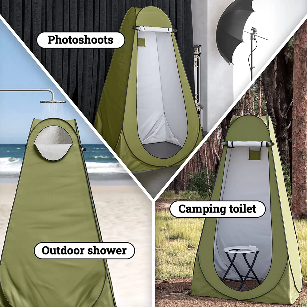 Cheap Goat Tents Camping Tent Travel 190*120*120cm Toilet Shower Tent 190T Beach Tent Single Tent Tents Outdoor Camping   